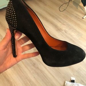 Rebecca Minkoff black pumps with studs